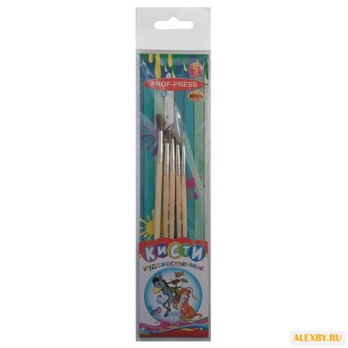 Набор кистей Проф-Пресс белка 5
