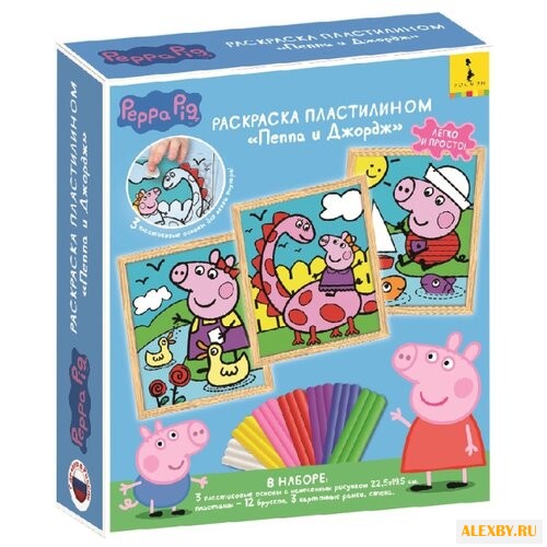 Пластилин РОСМЭН Свинка Пеппа