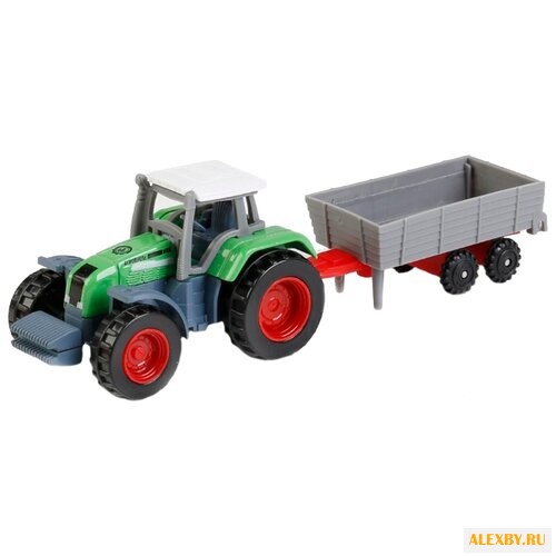 Трактор ТЕХНОПАРК с прицепом