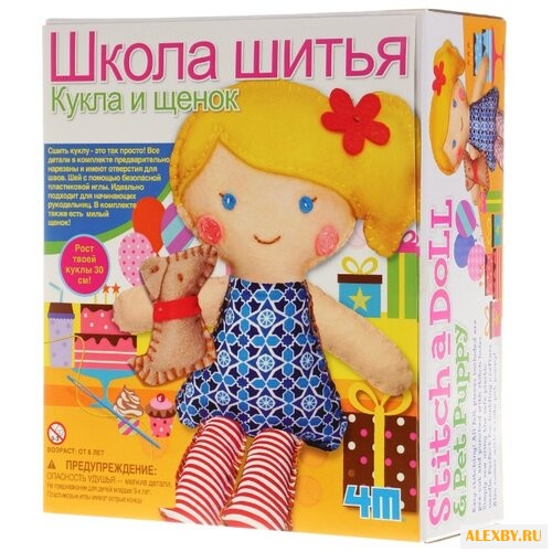 4M Набор Школа шитья Кукла и