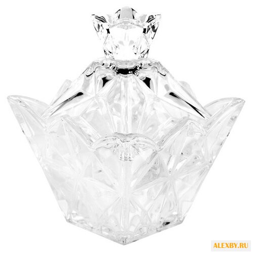 Коралл Ваза с крышкой Гранение