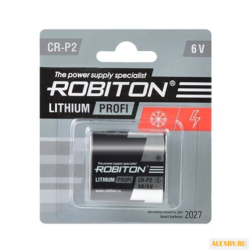 Батарейка CR-P2 ROBITON CR-P2 BL1