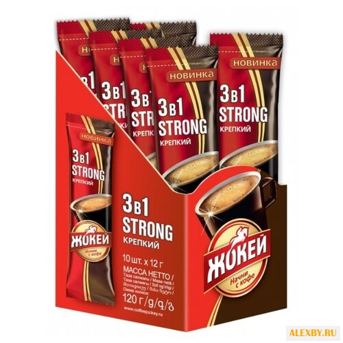 Растворимый кофе Жокей Strong 3