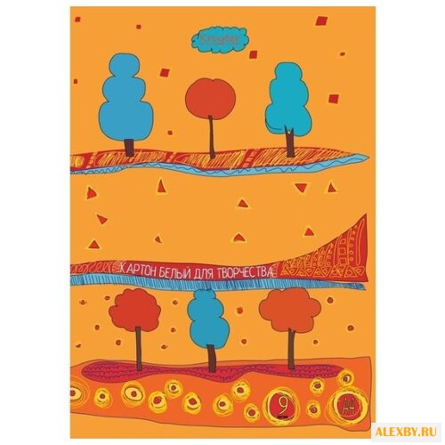 Белый картон Кройтер A4 9 л.