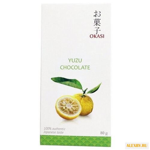 Шоколад Okasi белый с юдзу