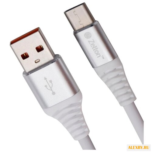 Кабель Zetton Round Soft USB -