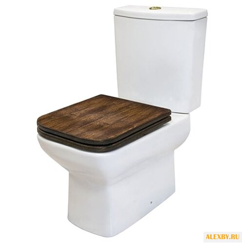 Унитаз Della Quattro OAK Bronze