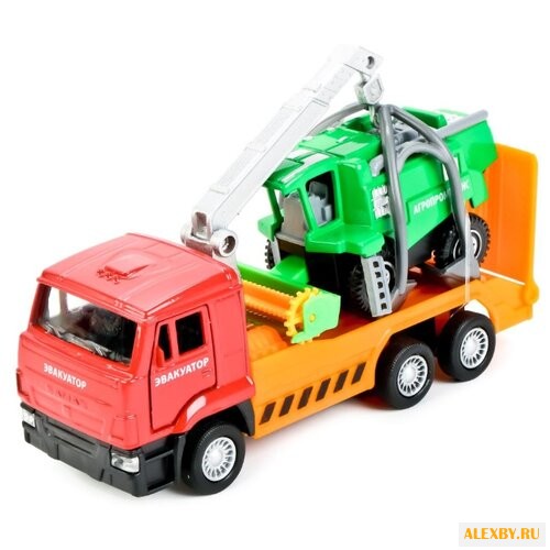 Набор машин ТЕХНОПАРК КамАЗ