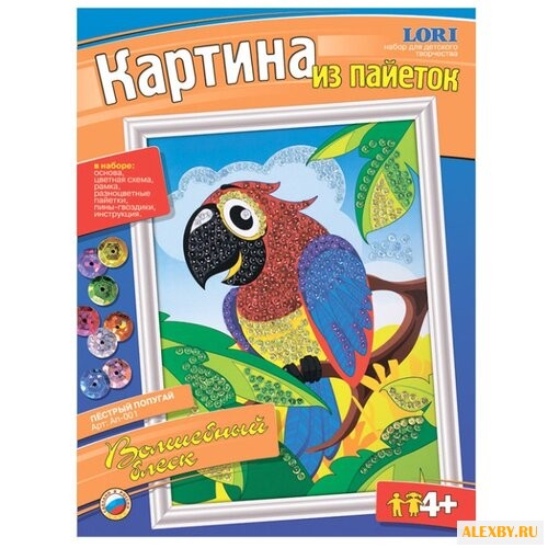 LORI Картина из пайеток Пестрый