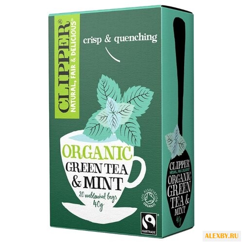 Чай зеленый Clipper Organic