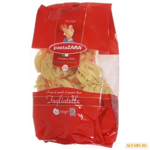 Pasta Zara Макароны Formato