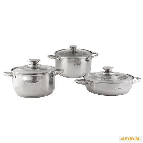 Набор посуды GALAXY GL9505 6 пр.