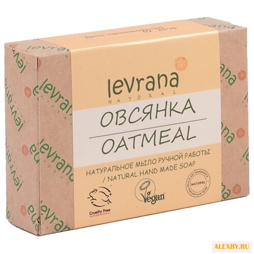 Мыло кусковое Levrana Овсянка