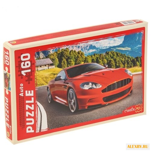 Пазл Рыжий кот Красный