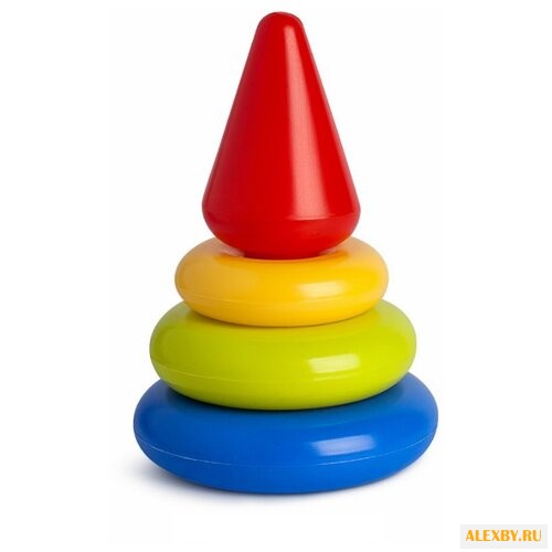 Пирамидка Росигрушка Кнопка 9208