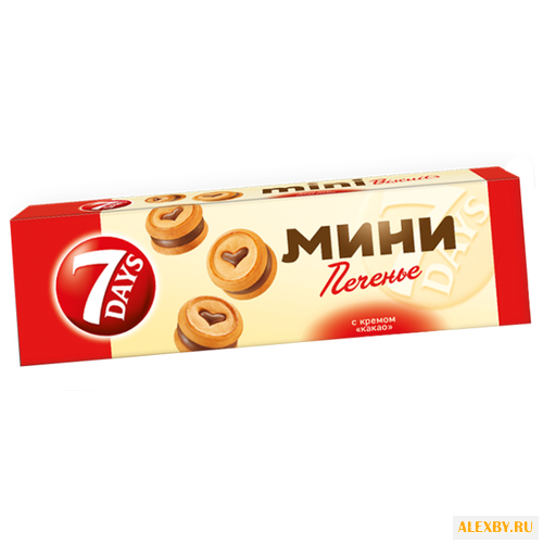 Печенье 7DAYS с кремом Какао