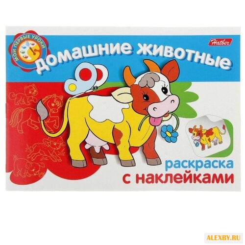 Hatber Раскраска с наклейками.