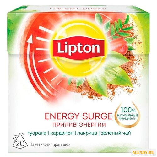 Чай зеленый Lipton Energy Surge