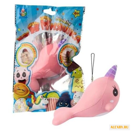 Игрушка-мялка 1 TOY Китенок в