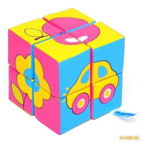 Кубики-пазлы Мякиши Собери