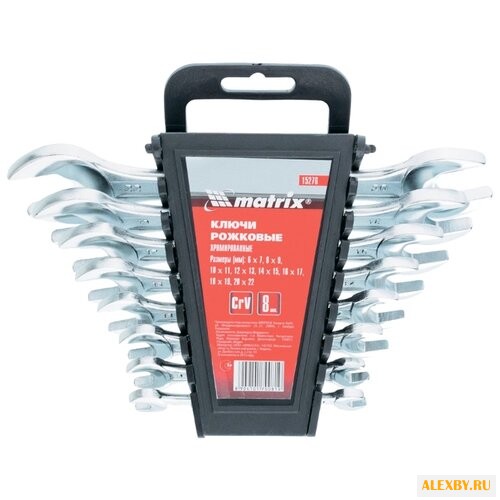 Набор гаечных ключей Matrix 15276