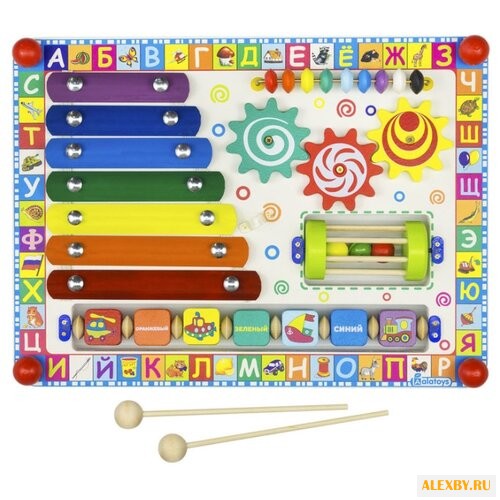 Бизиборд Alatoys Веселая радуга