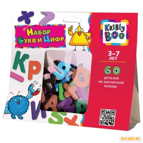 Набор букв и цифр Kribly Boo