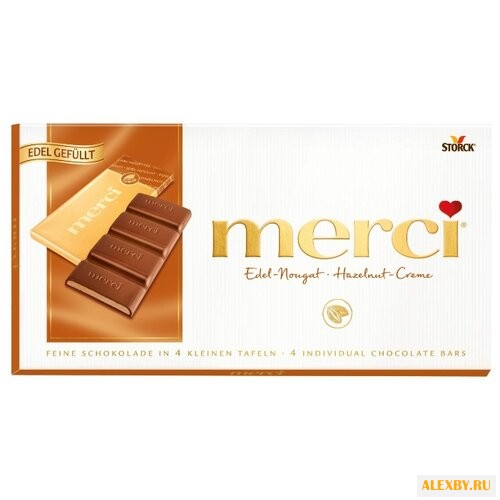 Шоколад Merci молочный