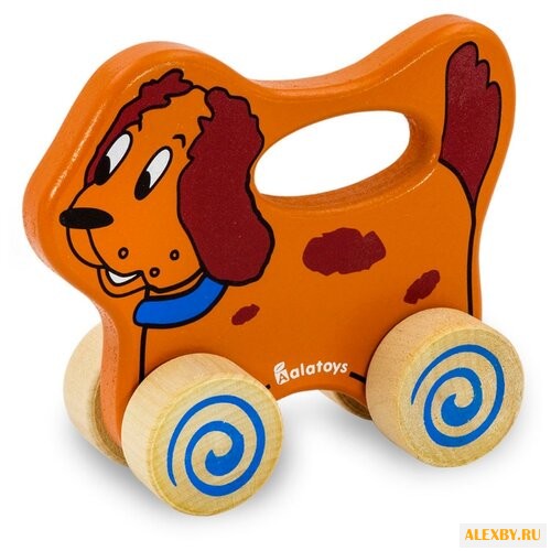 Каталка-игрушка Alatoys Собачка