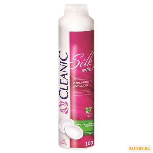 Ватные диски Cleanic Silk effect