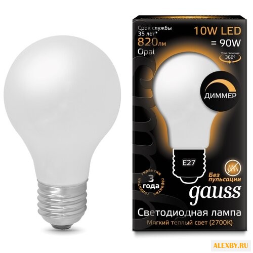 Лампа светодиодная gauss LED