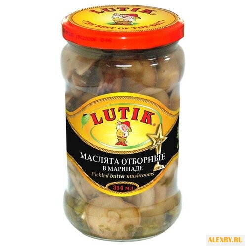 Маслята Lutik маринованные
