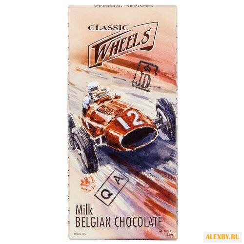 Шоколад Classic Wheels молочный