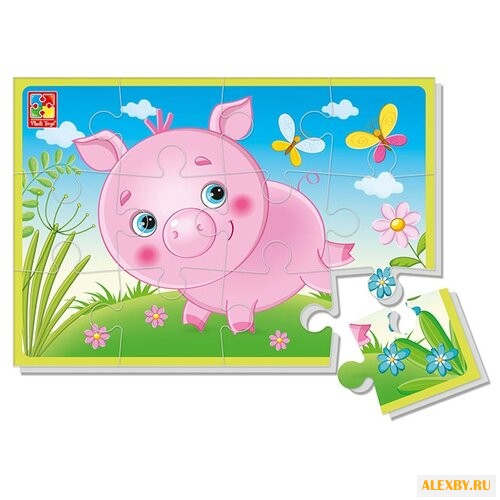 Пазл Vladi Toys Поросенок
