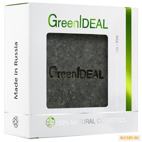 Кусковое мыло GreenIdeal мятное