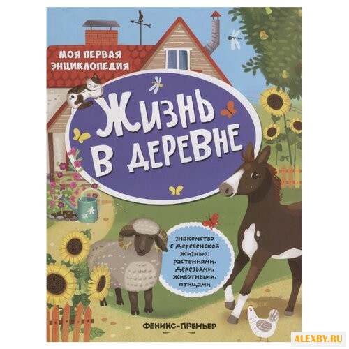 Книжка с наклейками Жизнь в