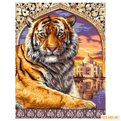 Рыжий кот Картина по номерам