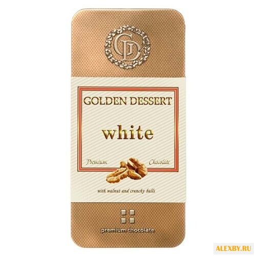 Шоколад Golden Dessert белый с