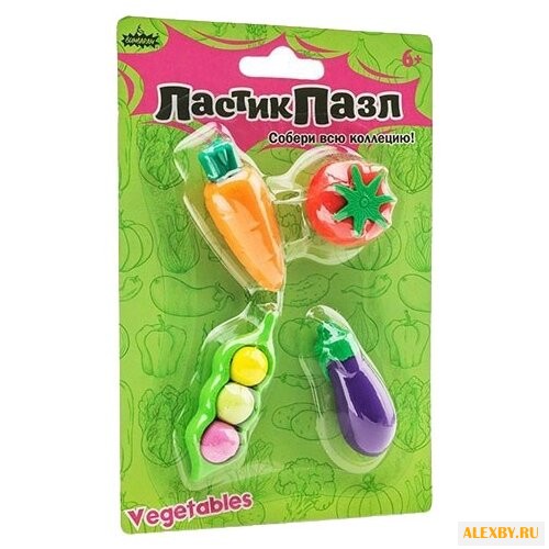 Бумбарам ластик-пазл Овощи