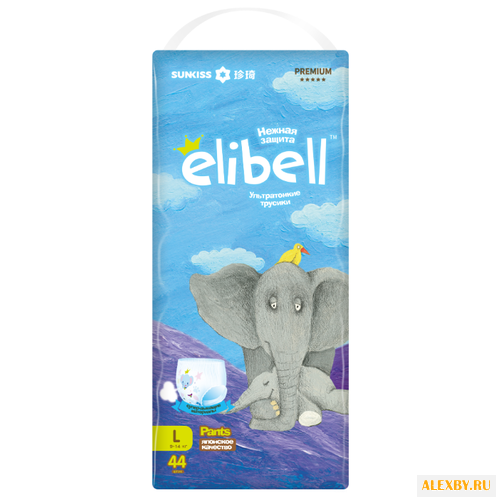 ELIBELL трусики L 9-14 кг 44 шт.