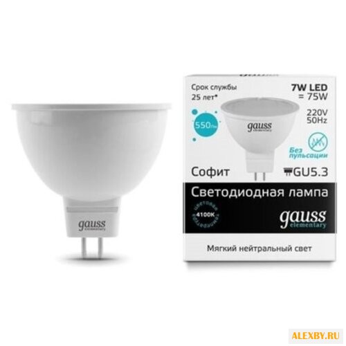 Лампа светодиодная gauss LED