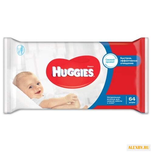 Влажные салфетки Huggies Classic
