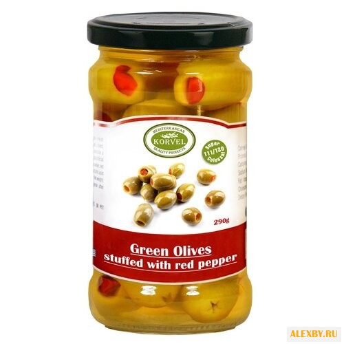 Korvel Оливки супер колоссал