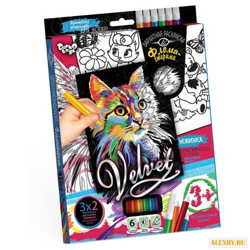 Danko Toys Бархатная раскраска