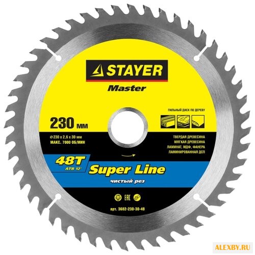 Пильный диск STAYER Super Line