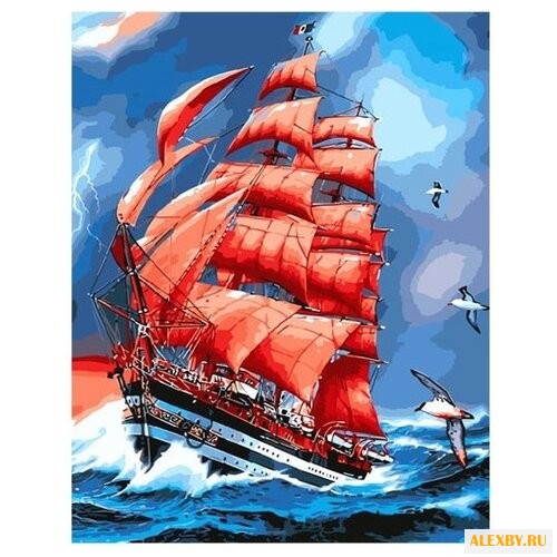 Molly Картина по номерам Алые