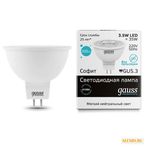 Лампа светодиодная gauss LED