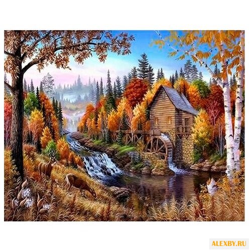 Рыжий кот Картина по номерам