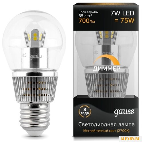 Лампа светодиодная gauss LED
