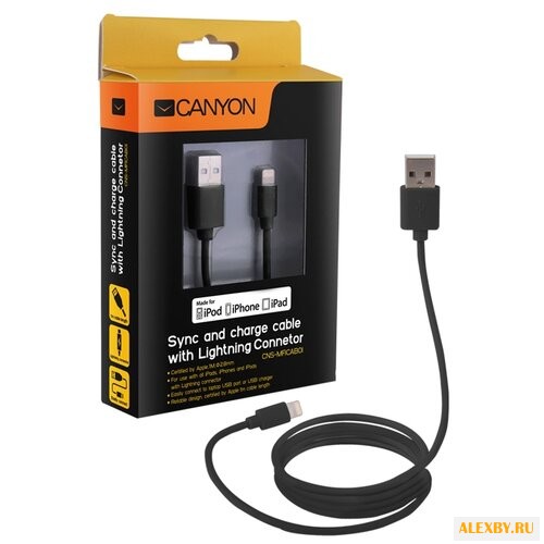 Кабель Canyon USB - Lightning